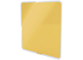 Glasbord Leitz Cosy magnetisch 450x450mm geel