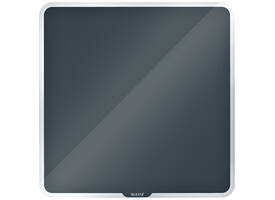 Glasbord Leitz Cosy magnetisch 450x450mm grijs