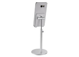 Telefoonstandaard Neomounts DS10200SL1 in hoogte verstelbaar zilver