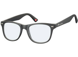 Leesbril Montana +3.00 dpt blue light filter zwart