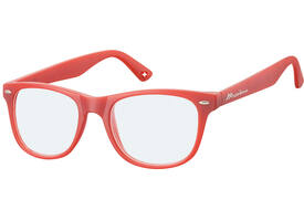 Leesbril Montana +3.00 dtp blue light filter rood