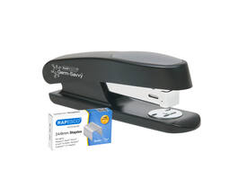 Nietmachine Rapesco Germ-Savvy Less Effort Eco Sting Ray antibacterieel zwart