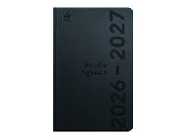 Schoolagenda 2026-2027 Ryam Studie DeLuxe 7dagen/2pagina's zwart