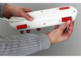 Stekkerdoos Brennenstuhl bureau Estilo 4vdig incl 2 USB 2m wit/zilver