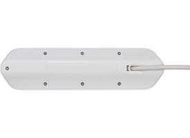 Stekkerdoos Brennenstuhl bureau Estilo 4vdig incl 2 USB 2m wit/zilver