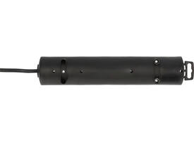 Stekkerdoos Brennenstuhl Comfort Plus 4vdg incl platte stekker 2m zw