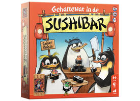 Dobbelspel Geharrewar in de Sushibar
