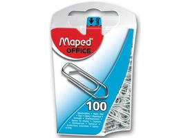 Paperclip Maped Office 25mm 100 stuks zilver