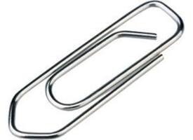 Paperclip Maped Office 25mm 100 stuks zilver