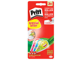Correctietape Pritt mini flex 4,2mmx7m Emoji blister 2+1 gratis