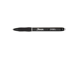 Gelschrijver Sharpie S-gel medium zwart blister à 3 stuks