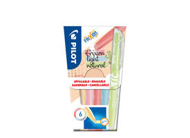 Markeerstift PILOT friXion light naturel assorti 6 stuks