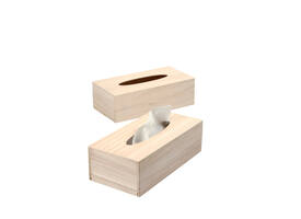 Tissuedoos Creativ Company 27x14x8cm hout