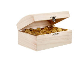 Schatkist Creativ Company 16.5x11x8.55cm hout