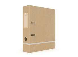 Ordner Oxford Touareg A4 80mm karton naturel/wit
