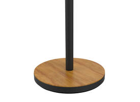 Vloerlamp Unilux Baly led bamboe zwart