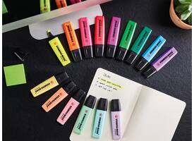 Markeerstift STABILO BOSS Original 70/24 geel blister à 1 stuk