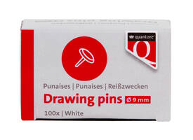 Punaises Quantore 100 stuks wit