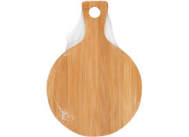 Snijplank Creativ Company rond Ø 17cm, lengte 24cm bamboe