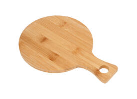 Snijplank Creativ Company rond Ø 17cm, lengte 24cm bamboe