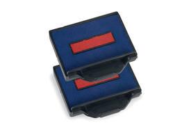 Stempelkussen Trodat Professional 6/50/2 2 stuks blauw en rood