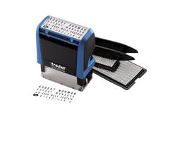 Tekststempel Trodat Printy 4912 Typomatic letterset en pincet