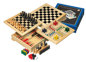 Houten spellendoos