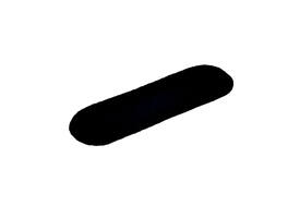 Navulling whiteboardwisser Legamaster zwart 10 stuks