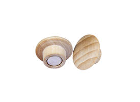 Magneet Legamaster hout 5 stuks
