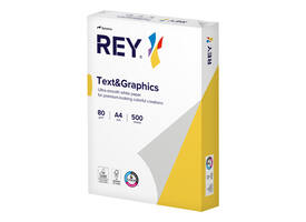 Kopieerpapier Rey Text & Graphics A4 80gr wit 500 vel