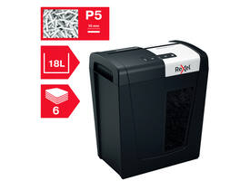 Papiervernietiger Rexel Secure MC6 snippers P5 2x15mm