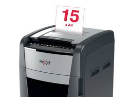 Papiervernietiger Rexel Optimum Auto+ 600X P4 snippers 4x30mm
