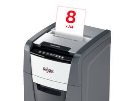 Papiervernietiger Rexel Optimum Auto+ 100X P4 snippers 4x28mm