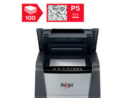 Papiervernietiger Rexel Optimum Auto+ 100M P5 snippers 2x15mm