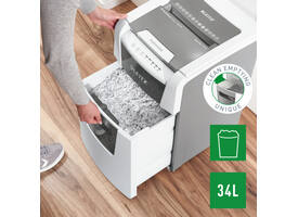 Papiervernietiger Leitz IQ Auto+ Small Office 100 P5 snippers 2x15mm
