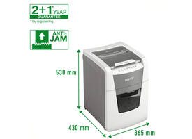 Papiervernietiger Leitz IQ Auto+ Small Office 100 P4 snippers 4x28mm