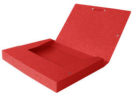 Elastobox Oxford Top File+ A4 25mm rood