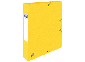 Elastobox Oxford Top File+ A4 40mm geel