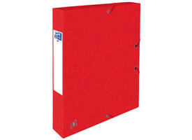 Elastobox Oxford Top File+ A4 40mm rood