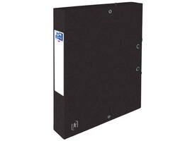 Elastobox Oxford Top File+ A4 40mm zwart