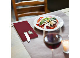Pochette Tork Linstyle Premium 1-laags 390x390mm bordeauxrood 509603
