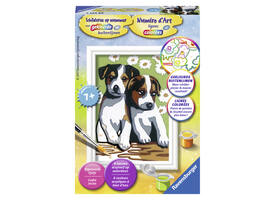 Schilderen op nummer Ravensburger Schattige puppies