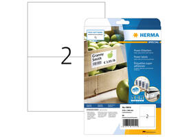 Etiket HERMA Power 10910 210x148mm wit 50 stuks