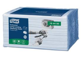 Reinigingsdoek Tork W8 Premium 1-laags 40 vel blauw 194450