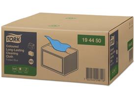 Reinigingsdoek Tork W8 Premium 1-laags 40 vel blauw 194450