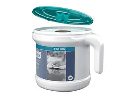 Reinigingsdoekdispenser Tork M4 Reflex Performance dispenserdoos startpakket wit 473186