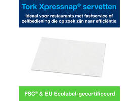 Servet Tork N4 Xpressnap Premium 1/2 vouw 2-laags 213x165mm 1000 vel wit 15850