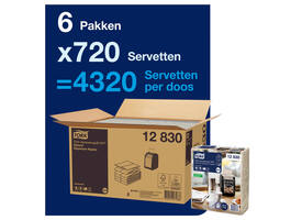 Servet Tork N14 Xpressnap Fit Advanced multifold 2-laags 213x165mm 720 vel naturel 12830