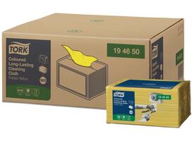 Reinigingsdoek Tork W8 Premium 1-laags 40 vel geel 194650