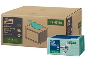 Reinigingsdoek Tork W8 Premium 1-laags 40 vel groen 194550